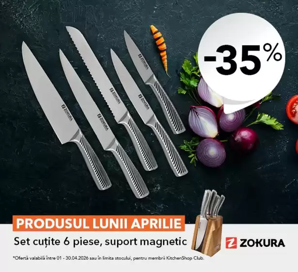 Catalog Kitchen Shop București | PRODUSUL LUNII APRILIE | 2026-04-01T00:00:00.000Z - 2026-04-30T00:00:00.000Z