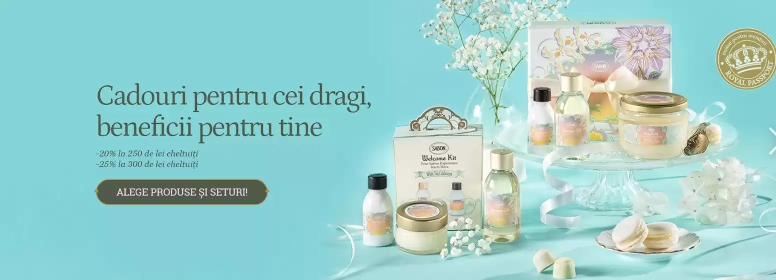 Catalog SABON Caransebeș | Cadouri pentru cei dragi, beneficii pentru tine! | 2026-04-01T00:00:00.000Z - 2026-04-12T00:00:00.000Z