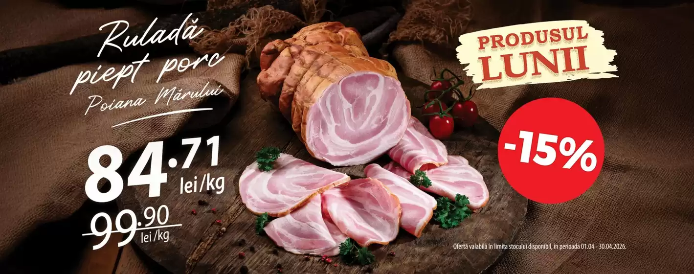 Catalog Sergiana Baia Mare | Produsul lunii Aprilie | 2026-04-01T00:00:00.000Z - 2026-04-30T00:00:00.000Z