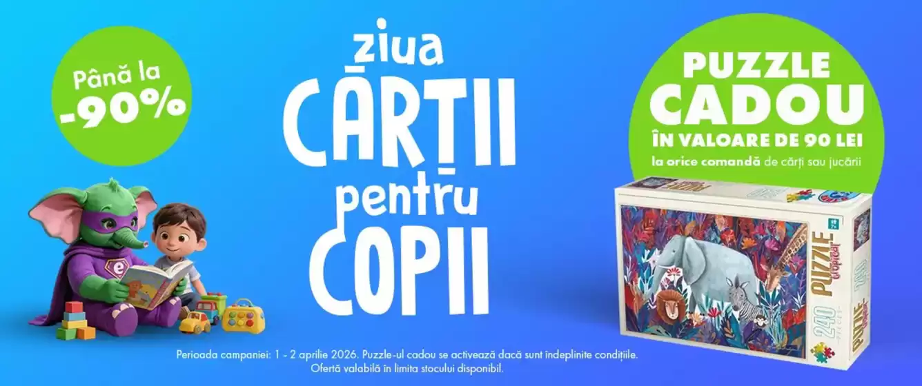 Catalog Elefant Baia Mare | Ziua CARTII pentru COPII | 2026-04-01T00:00:00.000Z - 2026-04-02T00:00:00.000Z