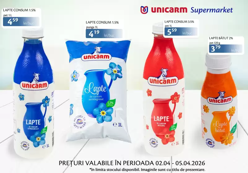 Catalog Unicarm Dragomirești | Oferta Unicarm! | 2026-04-02T00:00:00.000Z - 2026-04-05T00:00:00.000Z
