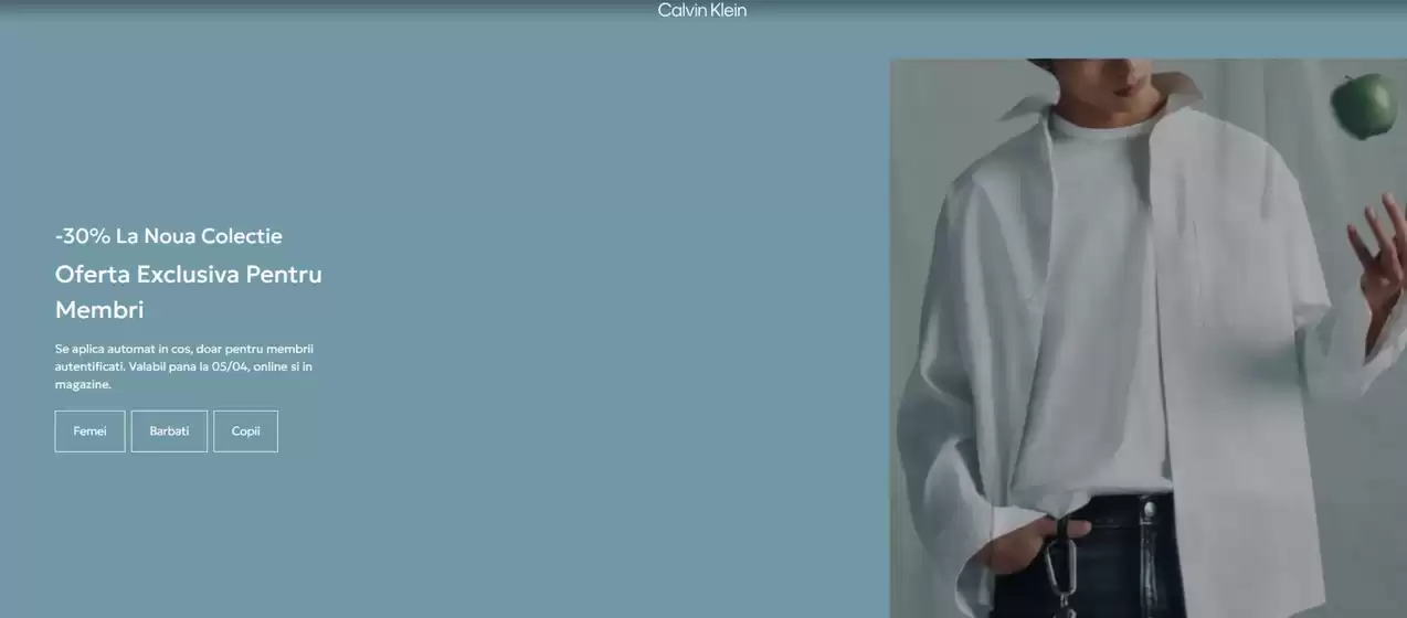 Catalog Calvin Klein Bistrița | -30% La Noua Colectie | 2026-04-03T00:00:00.000Z - 2026-04-05T00:00:00.000Z