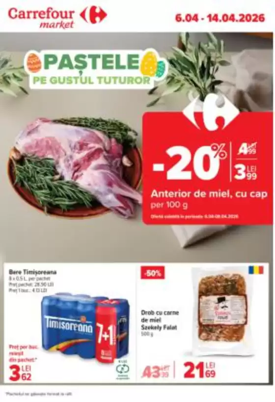 Catalog Carrefour Market Sânnicolau Mare | Catalog Carrefour Market | 2026-04-06T00:00:00.000Z - 2026-04-14T00:00:00.000Z
