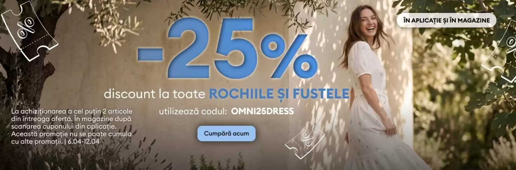 Catalog Sinsay | -25% discount la toate ROCHIILE ȘI FUSTELE | 2026-04-08T00:00:00.000Z - 2026-04-12T00:00:00.000Z