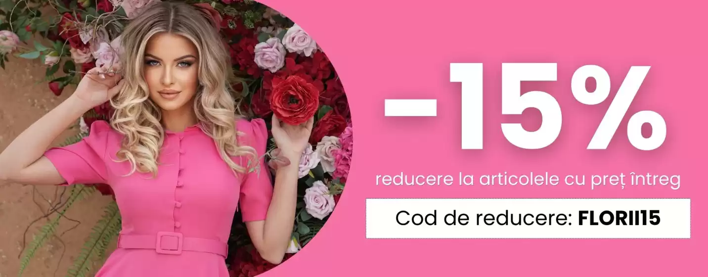 Catalog Starshiners | -15% reducere la articolele cu preț întreg | 2026-04-09T00:00:00.000Z - 2026-04-29T00:00:00.000Z