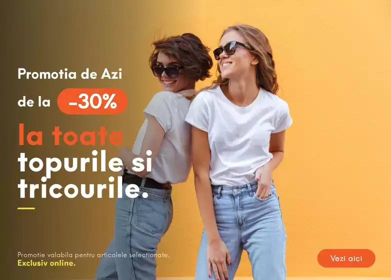 Catalog Miniprix | Promotia de Azi de la -30% la toate topurile si tricourile. | 2026-04-09T00:00:00.000Z - 2026-04-09T00:00:00.000Z