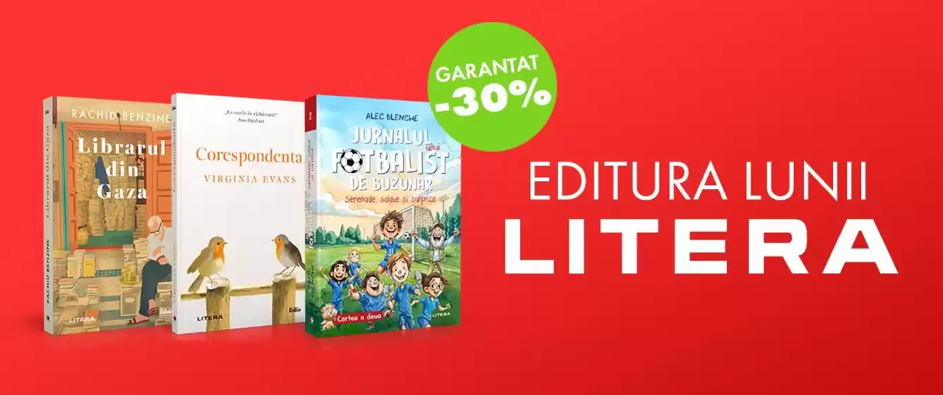 Catalog Elefant Fetești | EDITURA LUNII LITERA GARANTАТ -30% | 2026-04-09T00:00:00.000Z - 2026-04-30T00:00:00.000Z