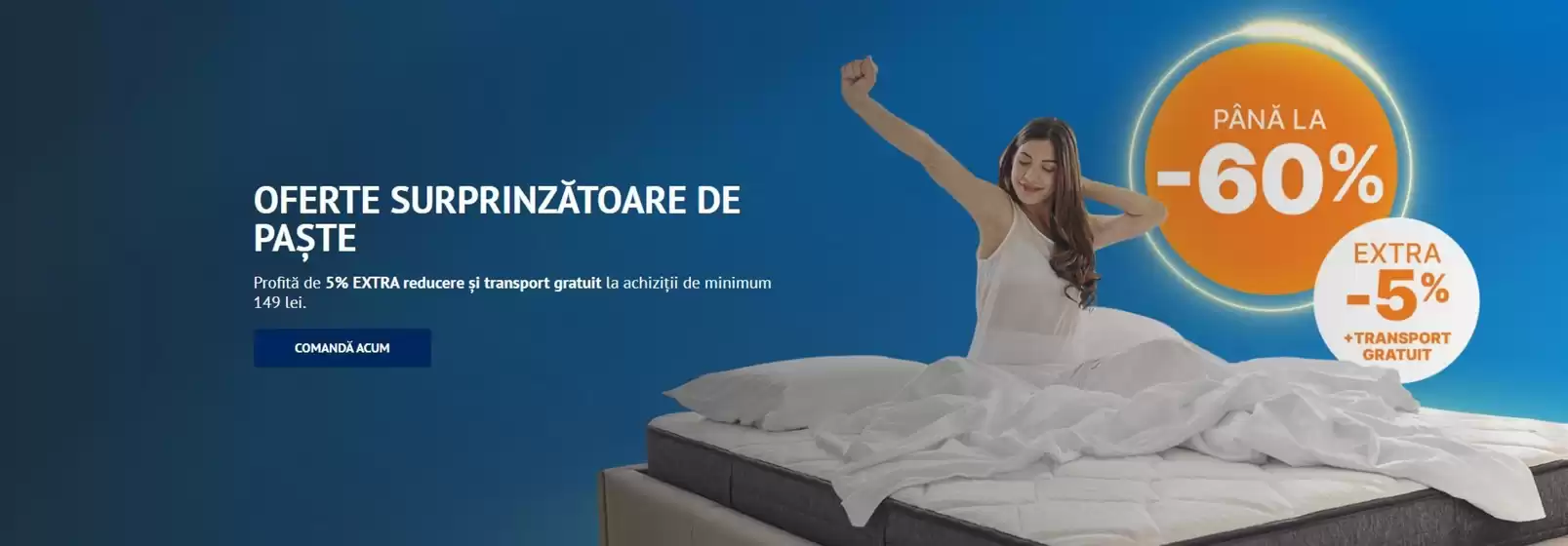 Catalog Dormeo Sebeș | OFERTE SURPRINZĂTOARE DE PAŞTE | 2026-04-09T00:00:00.000Z - 2026-04-13T00:00:00.000Z