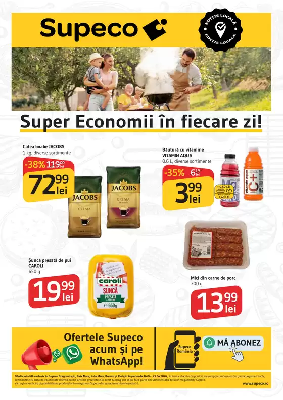 Catalog Supeco Cehu Silvaniei | Economisiți acum cu ofertele noastre | 2026-04-16T00:00:00.000Z - 2026-04-29T00:00:00.000Z