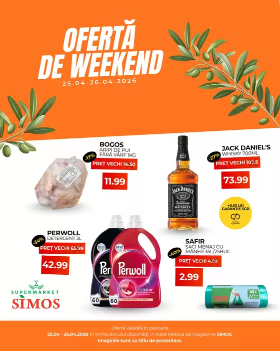 Catalog Simos Ploiești | Oferte pentru vânătorii de chilipiruri | 2026-04-25T00:00:00.000Z - 2026-04-26T00:00:00.000Z