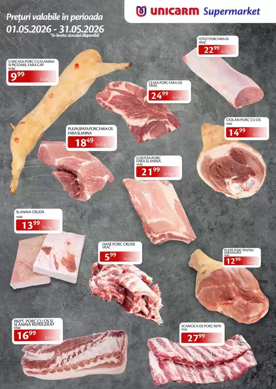 Catalog Unicarm | Produse proaspete și promoții speciale pentru toată familia! | 2026-05-04T00:00:00.000Z - 2026-05-31T00:00:00.000Z