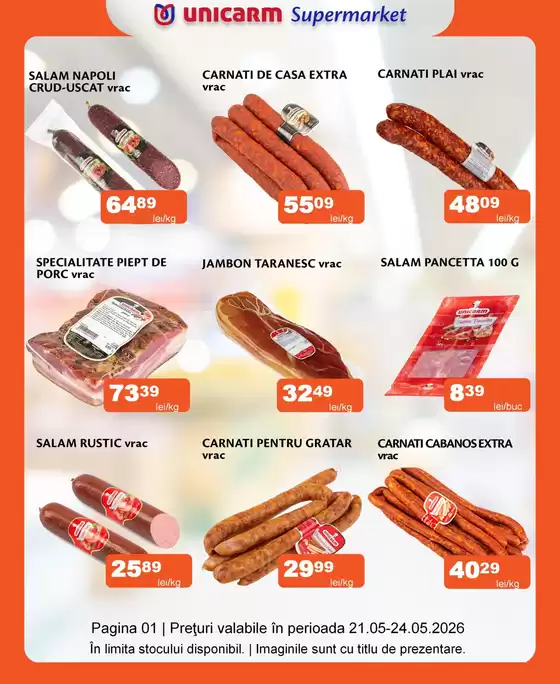 Catalog Unicarm Drobeta-Turnu Severin | Promoție de weekend 21.05 - 24.05.2026 | 2026-05-21T00:00:00.000Z - 2026-05-24T00:00:00.000Z