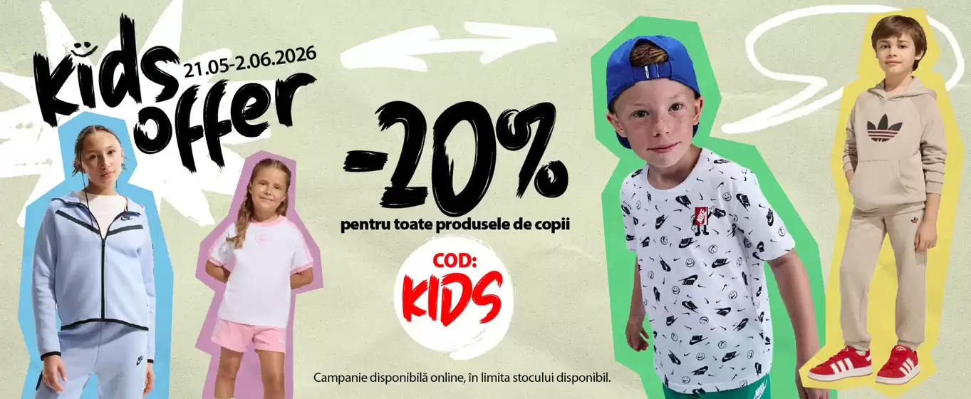 Catalog Buzz Medgidia | KIDS Offer -20% | 2026-05-22T00:00:00.000Z - 2026-06-03T00:00:00.000Z