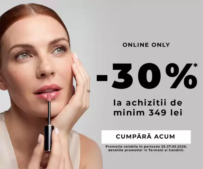 Catalog Marionnaud | -30% la achizitii de minim 349 lei | 2026-05-25T00:00:00.000Z - 2026-05-27T00:00:00.000Z