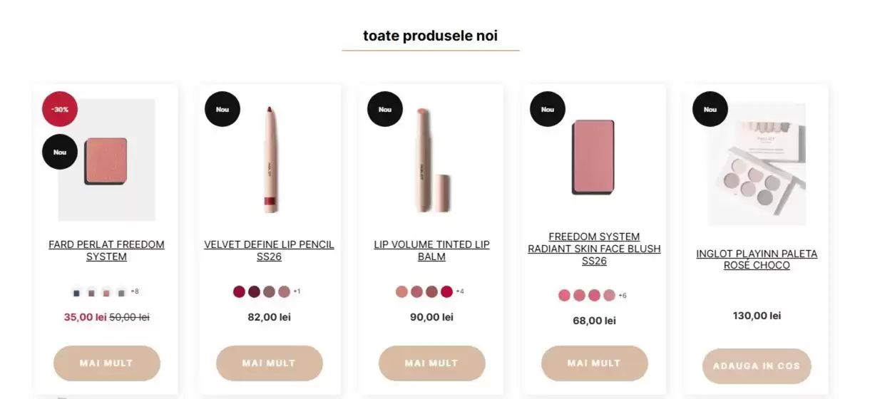 Catalog Inglot | Toate produsele noi | 2026-05-25T00:00:00.000Z - 2026-06-07T00:00:00.000Z