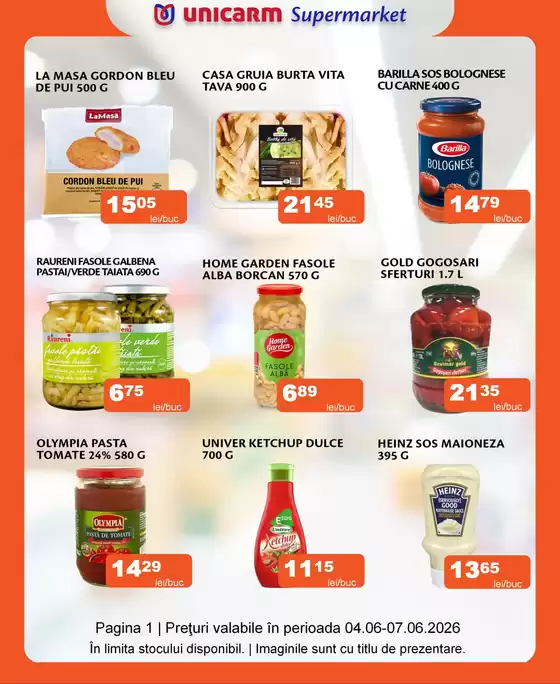 Catalog Unicarm București | Promoție de weekend | 2026-06-04T00:00:00.000Z - 2026-06-07T00:00:00.000Z