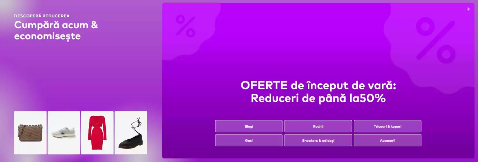 Catalog About You | OFERTE de început de vară Reduceri de până la 50% | 2026-06-12T00:00:00.000Z - 2026-06-14T00:00:00.000Z