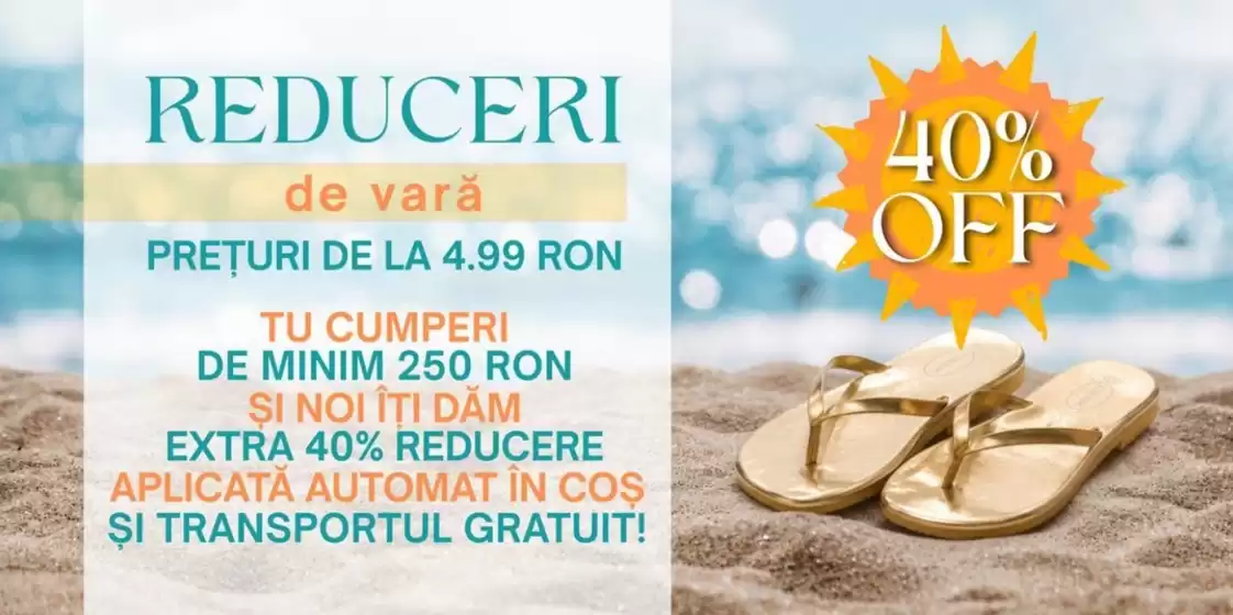 Catalog Leonardo Târgu Jiu | REDUCERI de vară 40% OFF | 2026-06-16T00:00:00.000Z - 2026-07-20T00:00:00.000Z