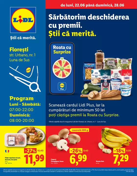 Catalog Lidl | de luni 22.06 până duminică 28.06 | 2026-06-22T00:00:00.000Z - 2026-06-28T00:00:00.000Z