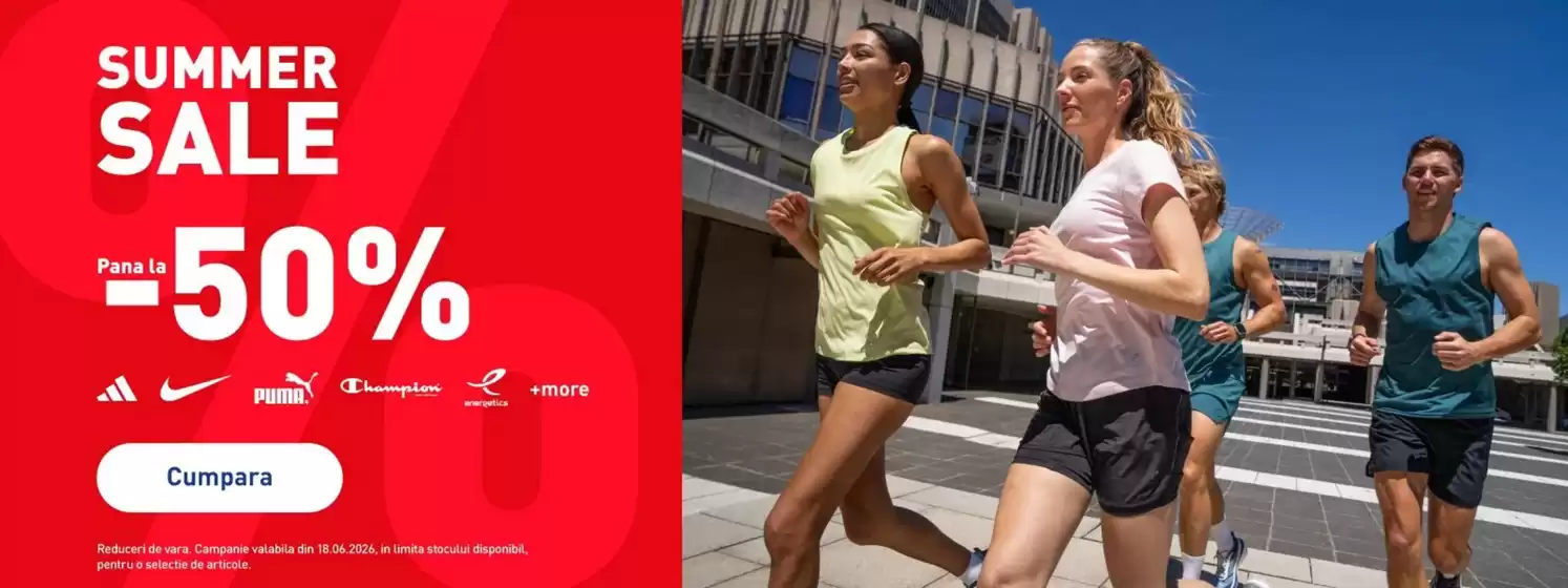 Catalog Intersport | SUMMER SALE Pana la -50% | 2026-06-18T00:00:00.000Z - 2026-07-01T00:00:00.000Z