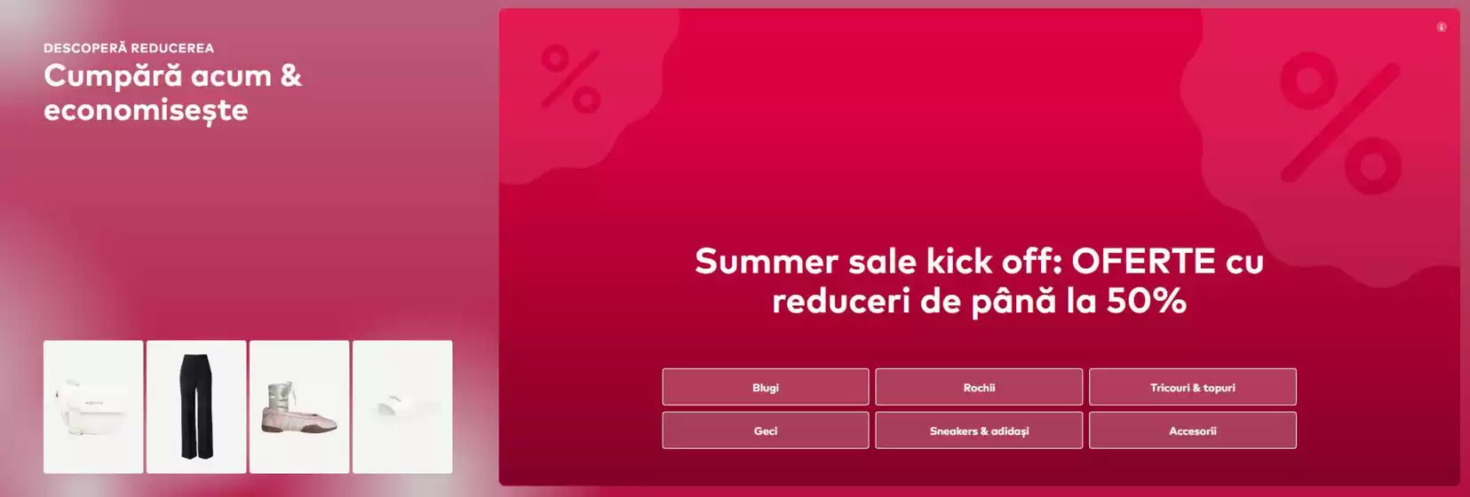Catalog About You | Summer sale reduceri de până la 50% | 2026-06-19T00:00:00.000Z - 2026-06-21T00:00:00.000Z