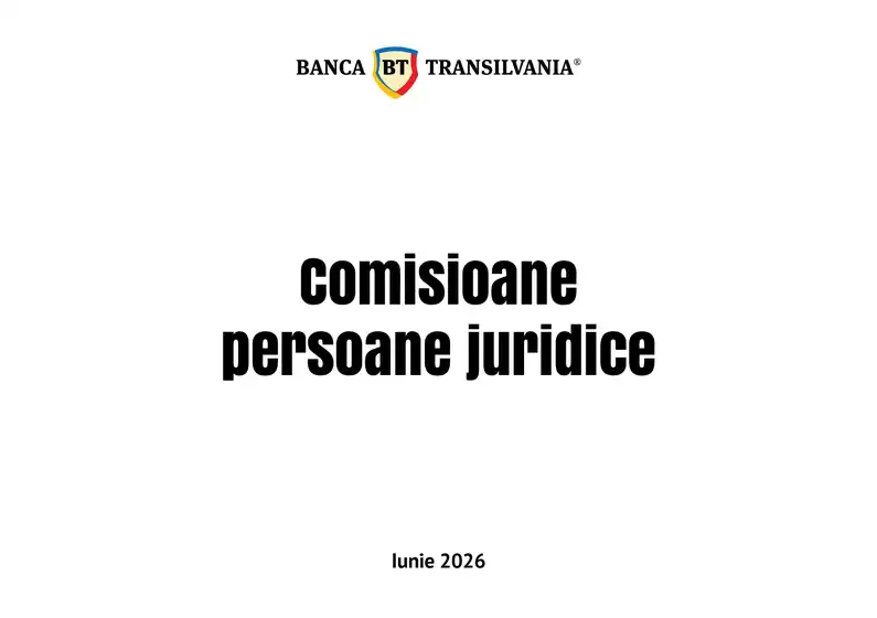 Catalog Banca Transilvania Alba Iulia | Comisioane persoane juridice | 2026-06-19T00:00:00.000Z - 2026-07-20T00:00:00.000Z