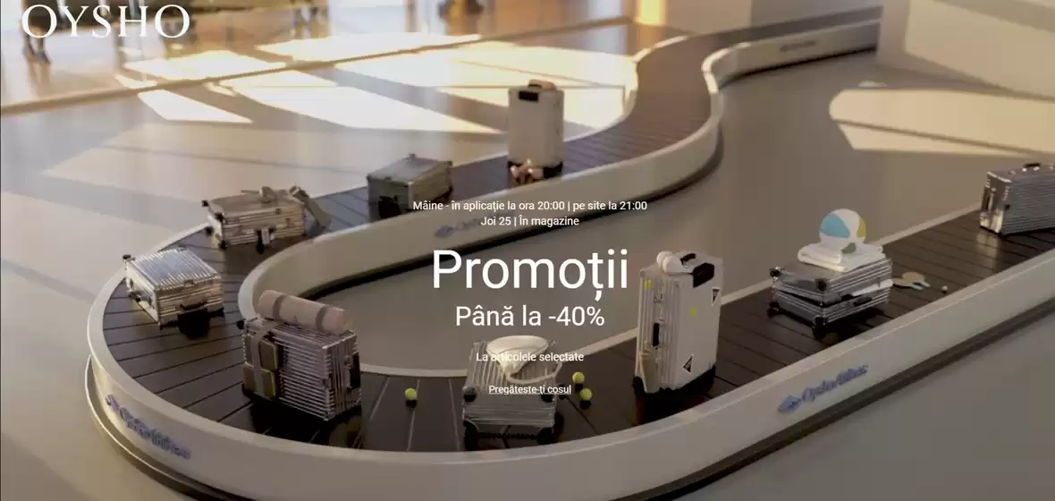 Catalog Oysho | Promoții Până la -40% | 2026-06-23T00:00:00.000Z - 2026-07-31T00:00:00.000Z
