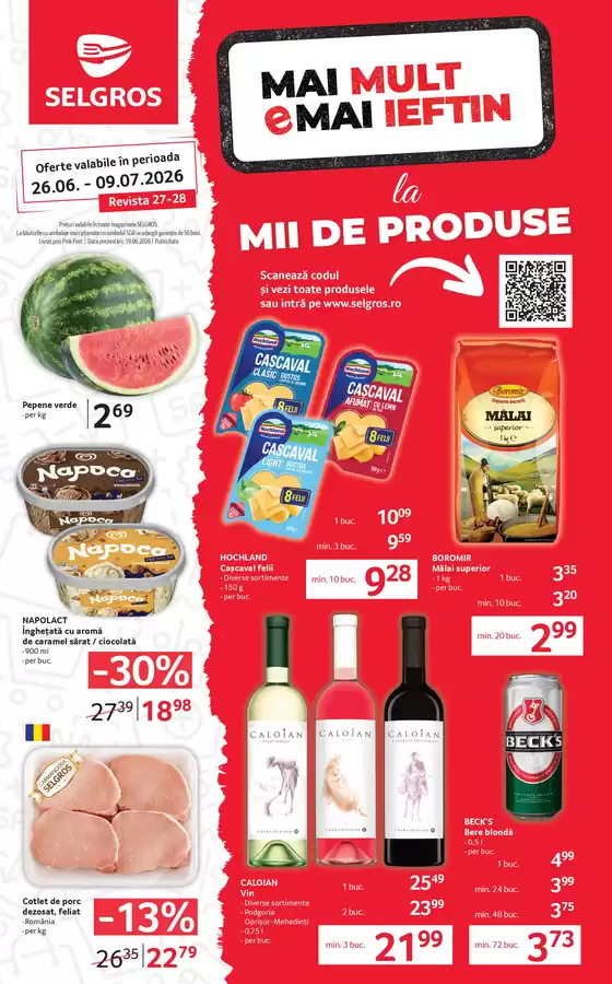 Catalog Selgros Roșiorii de Vede | MAGAZINE MICI | 2026-06-26T00:00:00.000Z - 2026-07-09T00:00:00.000Z