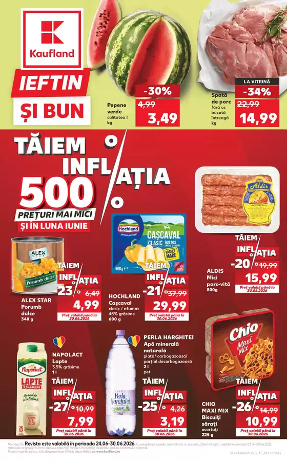 Catalog Kaufland | Economisiți acum cu ofertele noastre | 2026-06-24T00:00:00.000Z - 2026-06-30T00:00:00.000Z