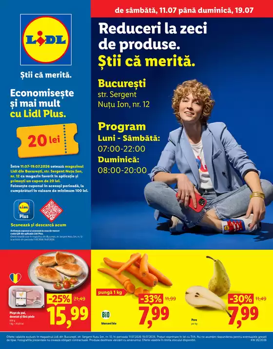 Catalog Lidl | din 11.07 până în 19.07 | 2026-07-11T00:00:00.000Z - 2026-07-19T00:00:00.000Z