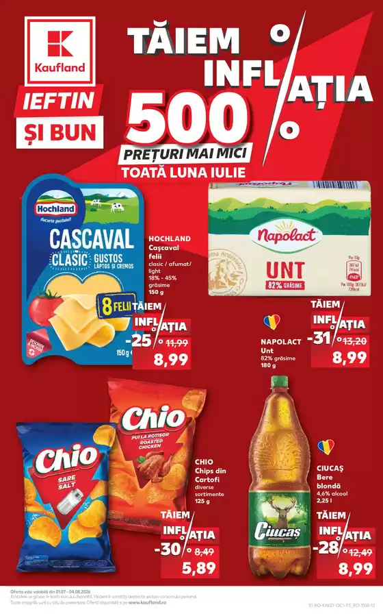 Catalog Kaufland | Oferte de top pentru toți vânătorii de chilipiruri | 2026-07-01T00:00:00.000Z - 2026-08-04T00:00:00.000Z