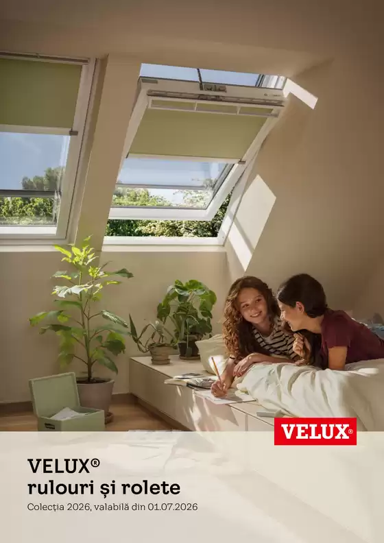 Catalog Velux București | VELUX® rulouri și rolete | 2026-07-01T00:00:00.000Z - 2026-08-02T00:00:00.000Z