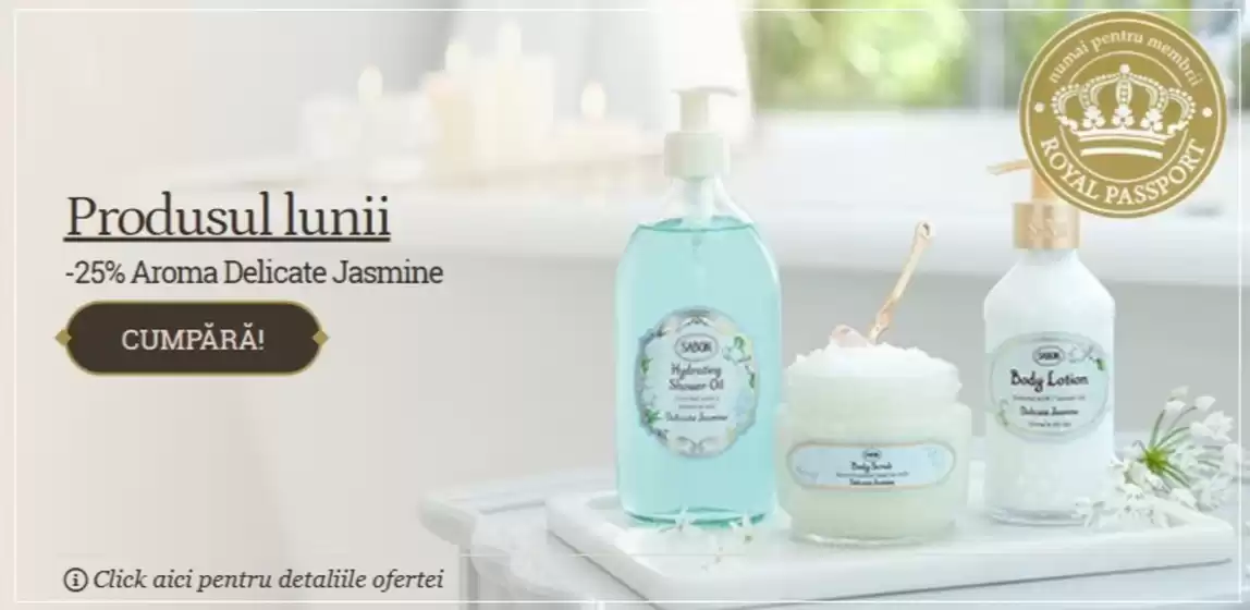 Catalog SABON Constanța | Produsul lunii | 2026-07-01T00:00:00.000Z - 2026-07-15T00:00:00.000Z