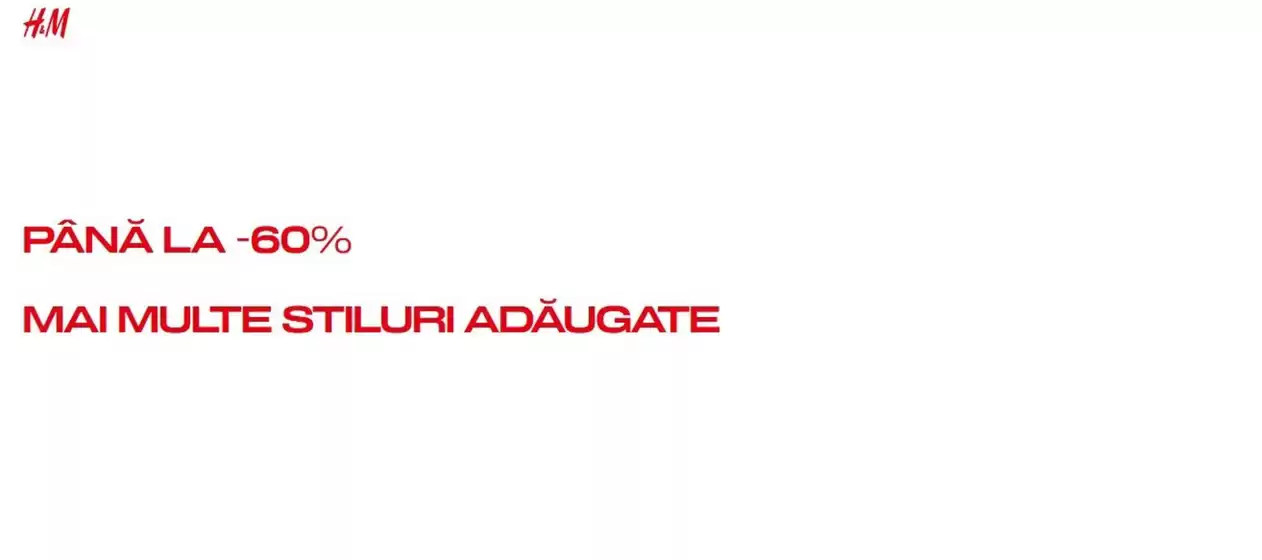 Catalog H&M București | PÂNĂ LA -60% | 2026-07-02T00:00:00.000Z - 2026-07-06T00:00:00.000Z
