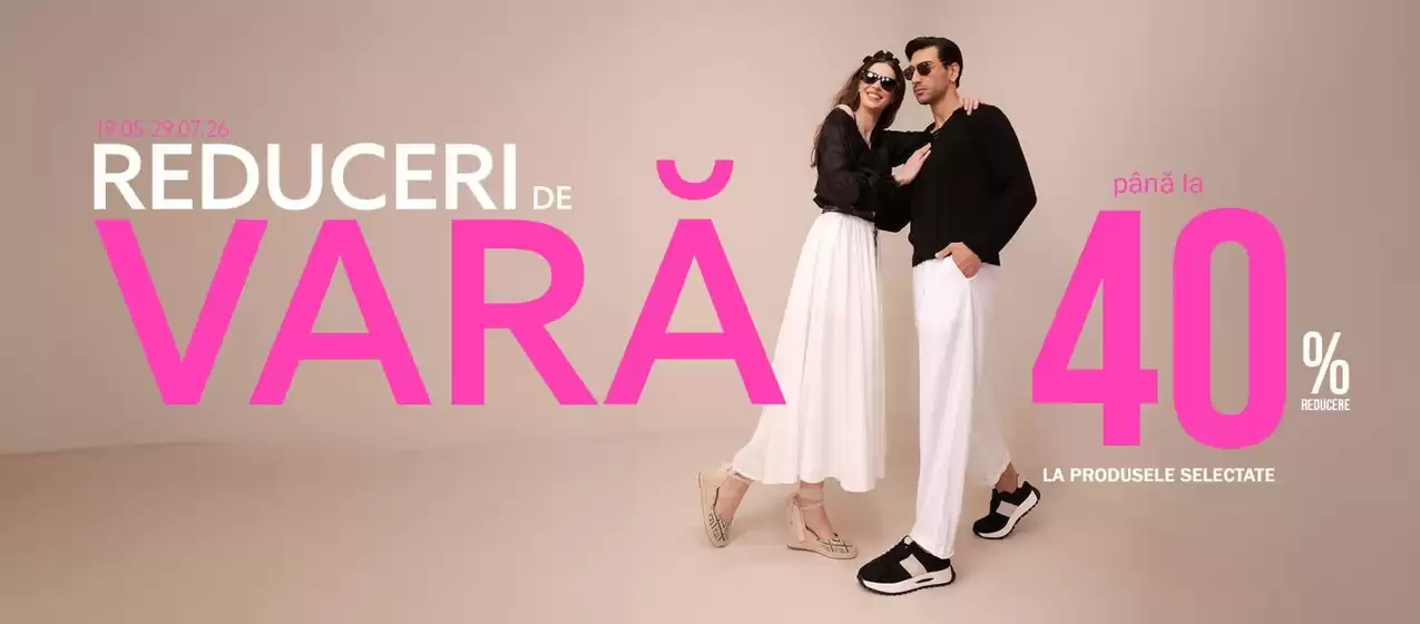 Catalog Benvenuti București | REDUCERI DE VARĂ până la 40% | 2026-07-02T00:00:00.000Z - 2026-07-29T00:00:00.000Z