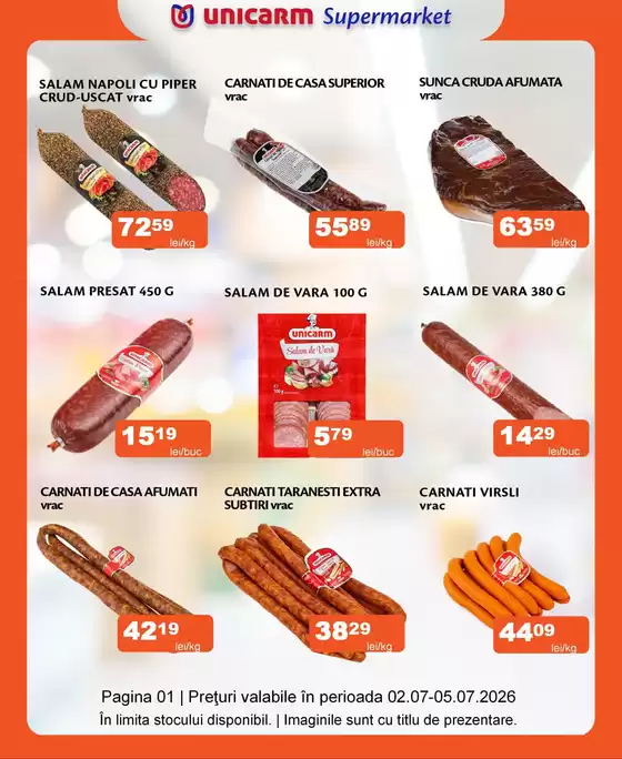 Catalog Unicarm | Promoție de weekend 02.07 - 05.07.2026 | 2026-07-02T00:00:00.000Z - 2026-07-05T00:00:00.000Z