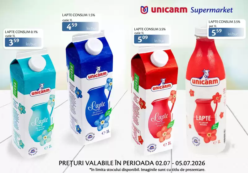 Catalog Unicarm | Oferta Weekendului Unicarm! | 2026-07-02T00:00:00.000Z - 2026-07-05T00:00:00.000Z