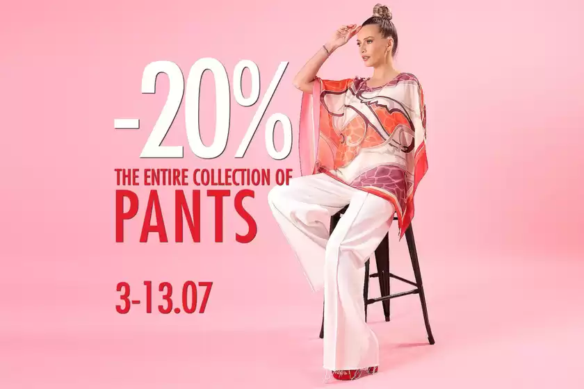 Catalog YOKKO | -20% THE ENTIRE COLLECTION OF PANTS | 2026-07-03T00:00:00.000Z - 2026-07-13T00:00:00.000Z