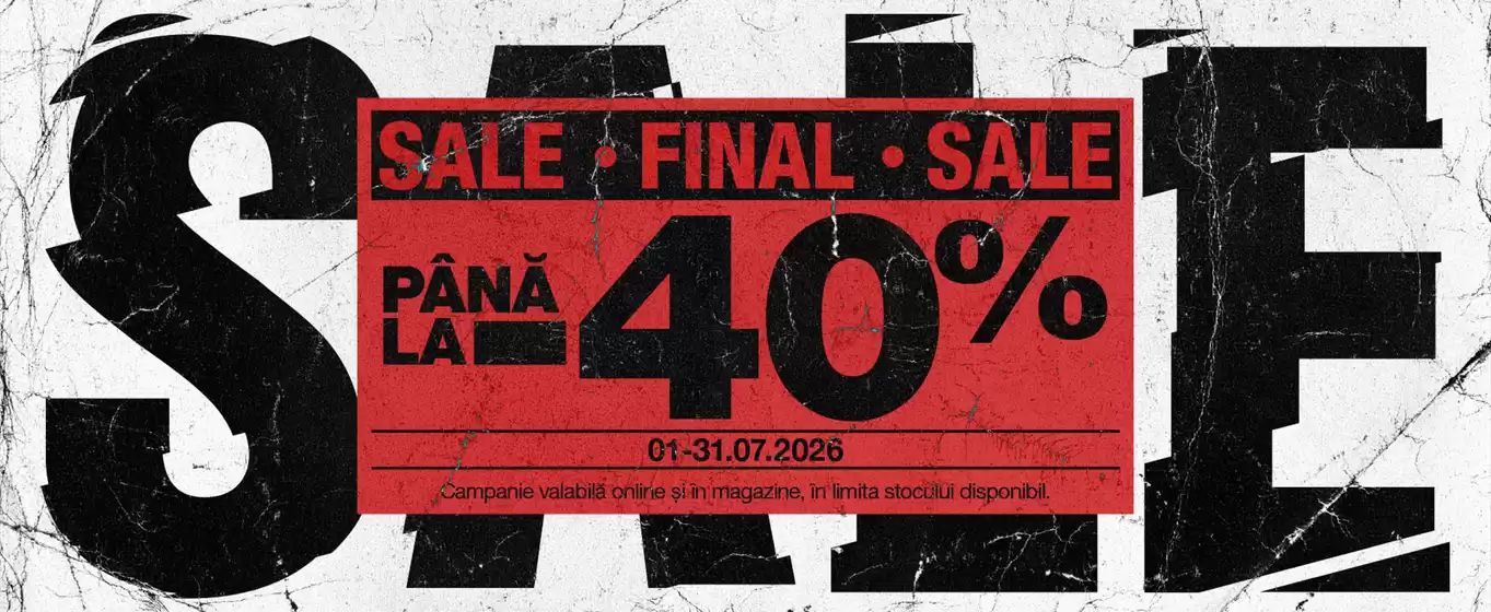 Catalog Buzz | FINAL SALE PÂNĂ LA -40% | 2026-07-06T00:00:00.000Z - 2026-07-31T00:00:00.000Z