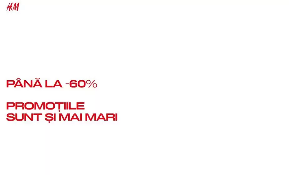 Catalog H&M Balș | PÂNĂ LA -60% | 2026-07-07T00:00:00.000Z - 2026-07-09T00:00:00.000Z