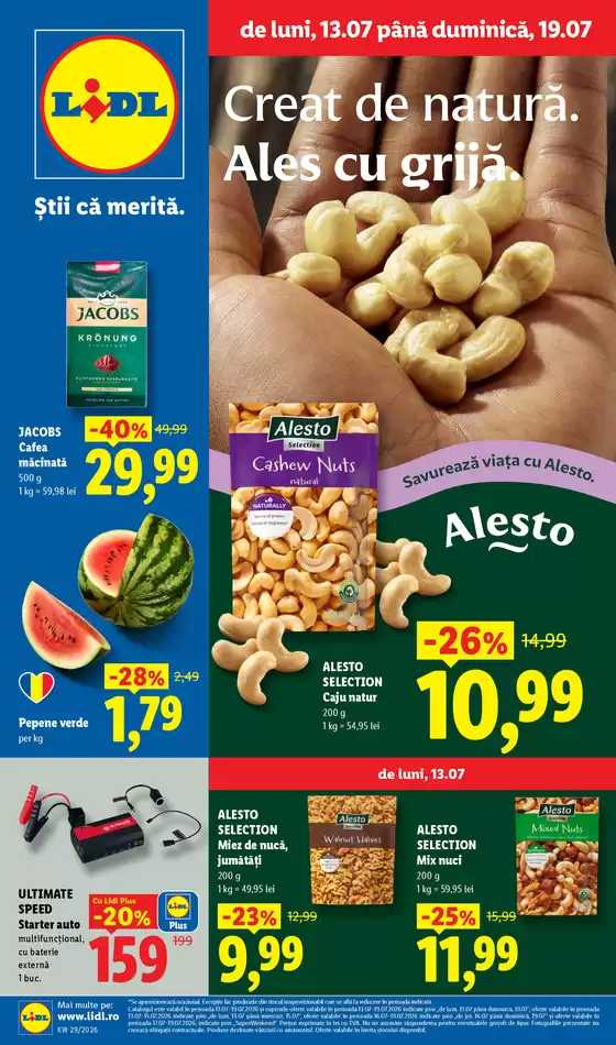 Catalog Lidl | de luni 13.07 până duminică 19.07 | 2026-07-13T00:00:00.000Z - 2026-07-19T00:00:00.000Z