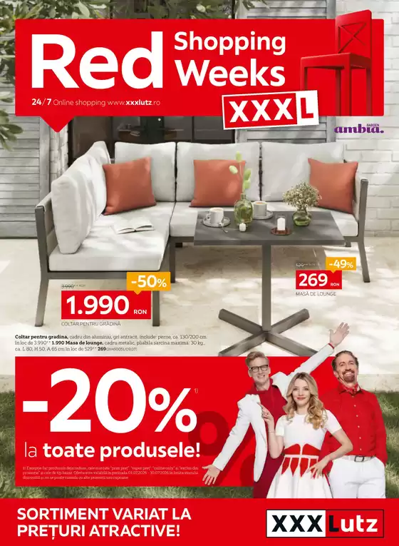 Catalog XXXLutz | Pliant Iulie | 2026-07-15T00:00:00.000Z - 2026-08-02T00:00:00.000Z