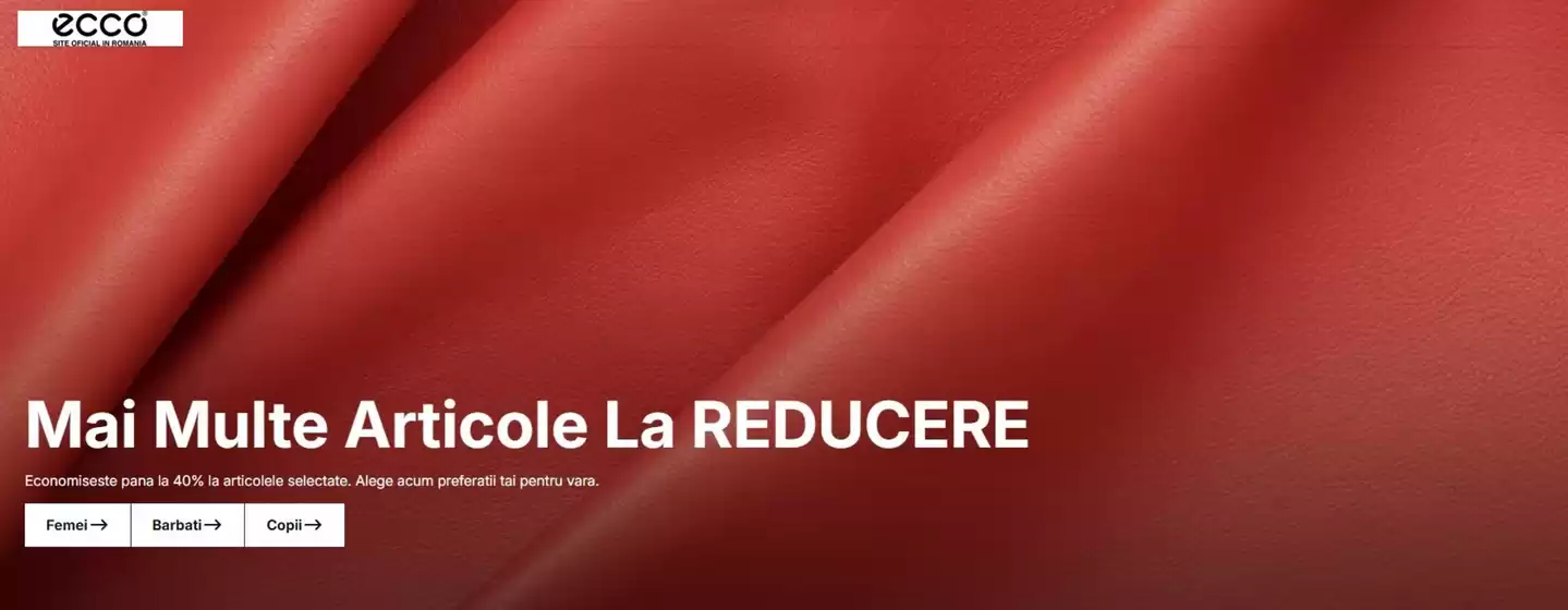 Catalog ECCO Arad | Mai Multe Articole La REDUCERE | 2026-07-17T00:00:00.000Z - 2026-07-30T00:00:00.000Z