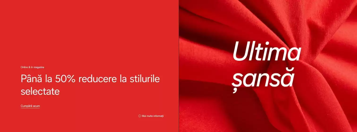 Catalog C&A Arad | Ultima şansă până la 50% reducere | 2026-07-21T00:00:00.000Z - 2026-08-03T00:00:00.000Z