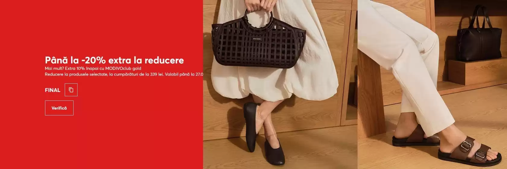 Catalog Epantofi | Până la -20% extra la reducere | 2026-07-22T00:00:00.000Z - 2026-07-27T00:00:00.000Z
