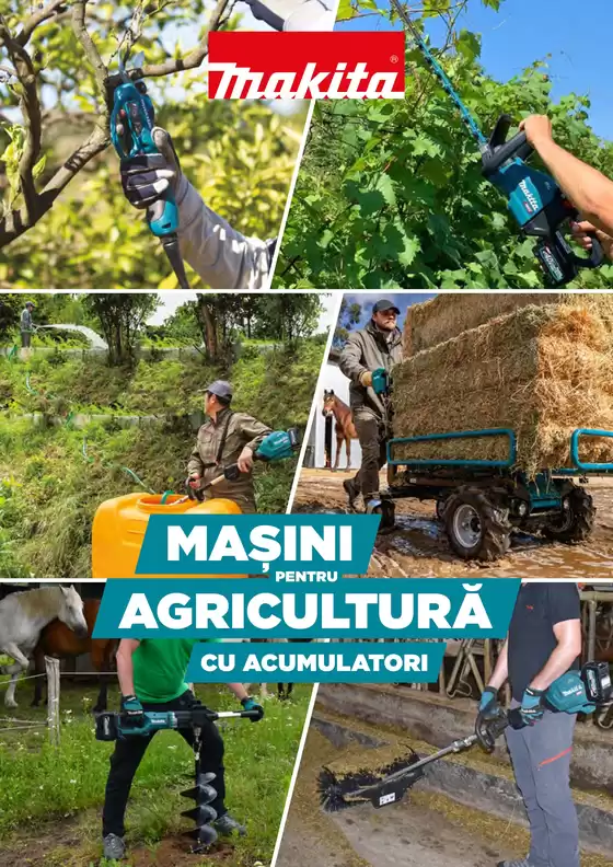 Catalog Makita | MASINI PENTRU AGRICULTURĂ CU ACUMULATORI | 2024-10-09T00:00:00.000Z - 2026-01-31T00:00:00.000Z