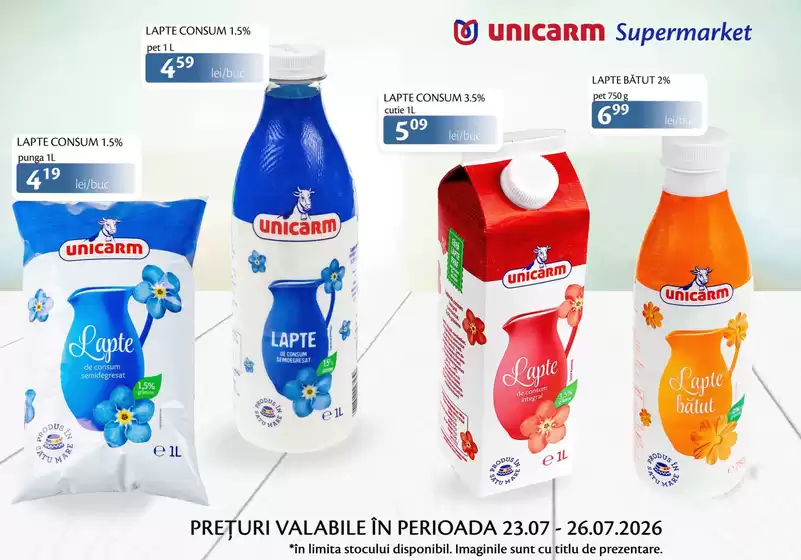 Catalog Unicarm Vaslui | Oferta Weekendului Unicarm! | 2026-07-23T00:00:00.000Z - 2026-07-26T00:00:00.000Z