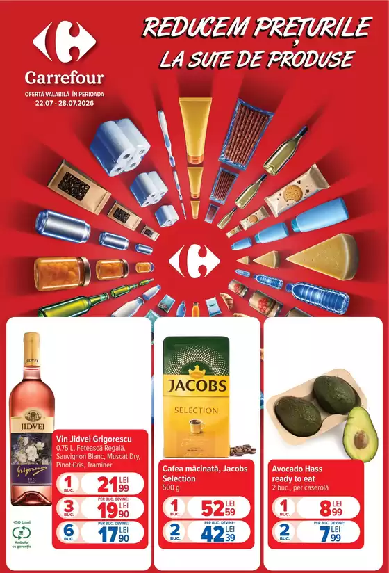 Catalog Carrefour | Oferte pentru vânătorii de chilipiruri | 2026-07-22T00:00:00.000Z - 2026-07-28T00:00:00.000Z
