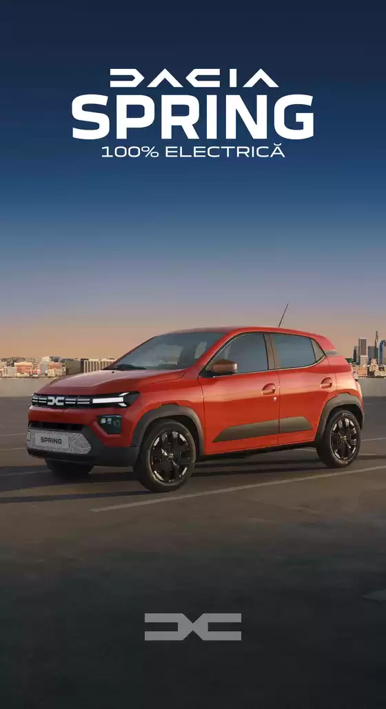 Catalog Dacia Constanța | Dacia Spring 100% electrică | 2024-10-11T00:00:00.000Z - 2026-02-28T00:00:00.000Z