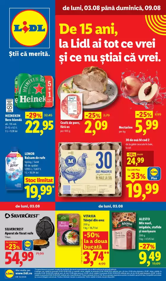 Catalog Lidl | de luni 03.08 până duminică 09.08 | 2026-08-03T00:00:00.000Z - 2026-08-09T00:00:00.000Z